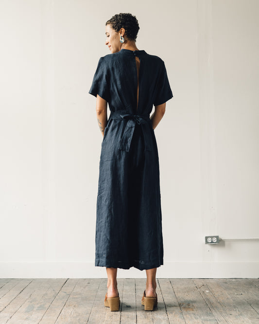 7115 Mandarin Jumpsuit, Navy