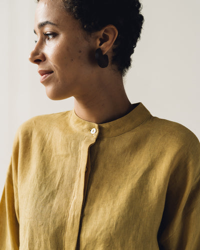 7115 3/4 Mandarin Top, Chartreuse