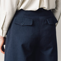 7115 Pleated Skate Trouser, Navy