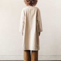 7115 Pockets Long Coat, Sand Beige