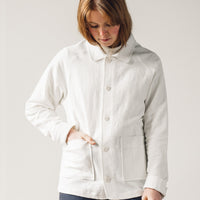 7115 Unisex Chore Jacket, Off-White