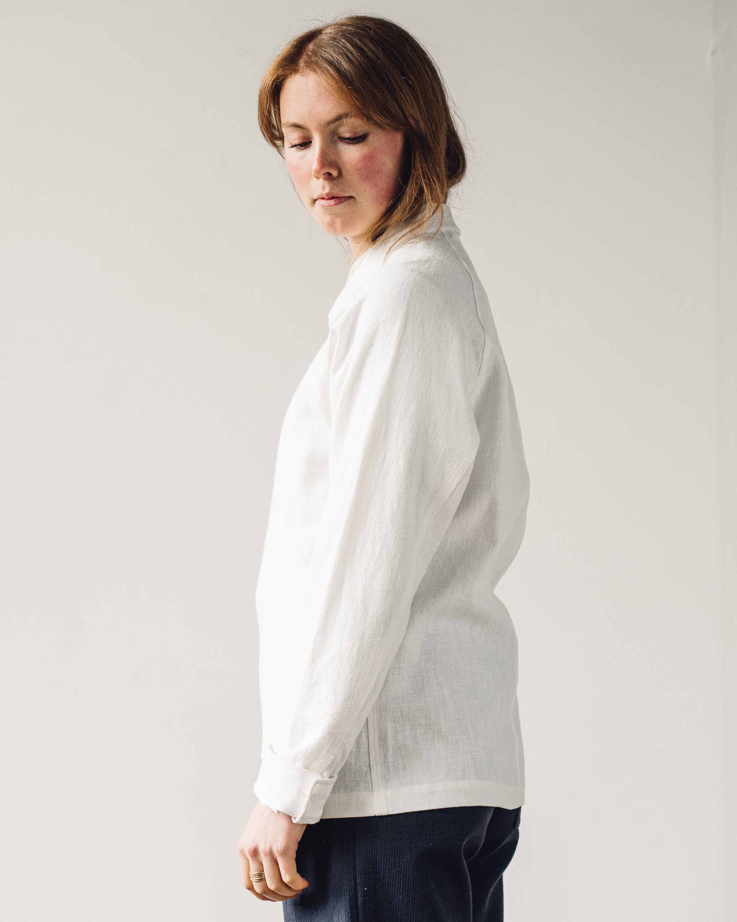 7115 Unisex Chore Jacket, Off-White – Glasswing 7115 Unisex Chore Jacket, Off-White – Glasswing