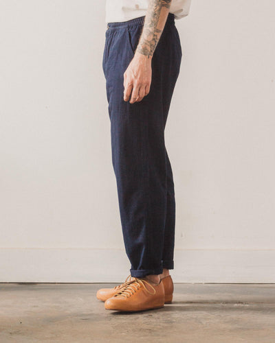 Universal Works Track Trouser, Herringbone Denim