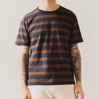 Arpenteur Match Tee, Navy/Terracotta