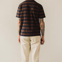 Arpenteur Match Tee, Navy/Terracotta