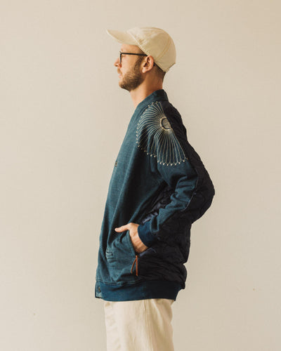 Kapital Bivouac Cardigan, Furoshiki Indigo