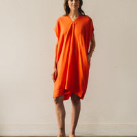 Atelier Delphine Crescent Dress, Neon Peach