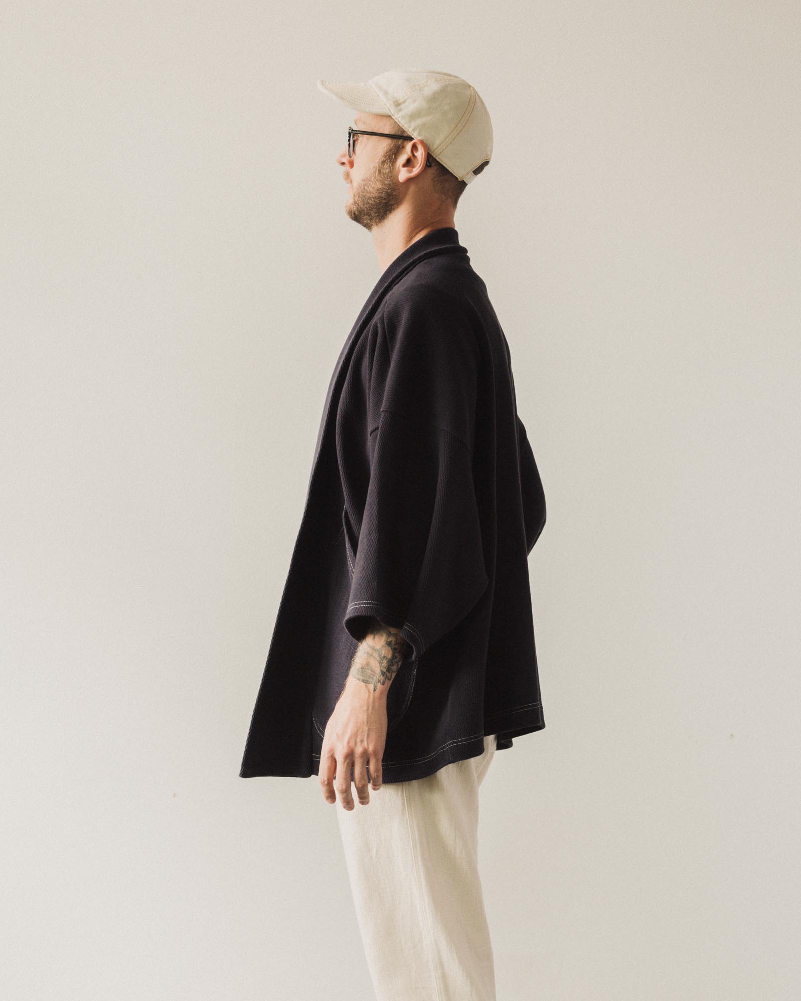 Kapital Unisex Baja Samu Cardigan, Navy – Glasswing