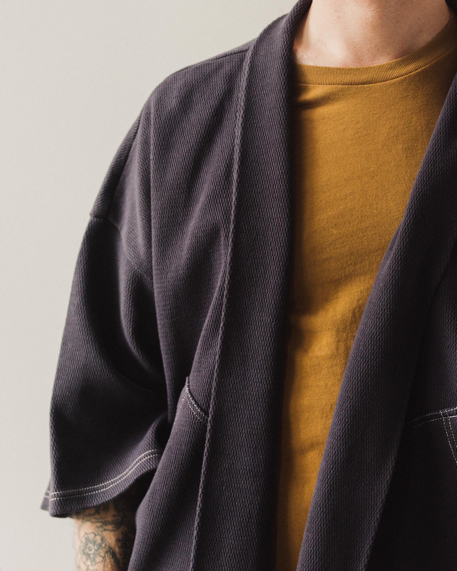 Kapital Unisex Baja Samu Cardigan, Navy – Glasswing