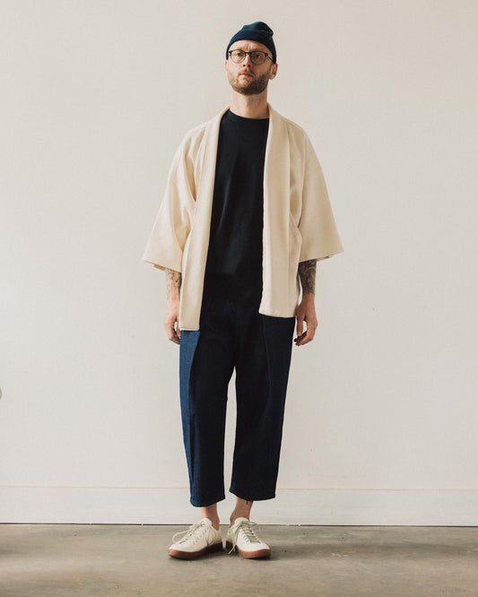 Kapital Baja Samu Unisex Cardigan, Natural