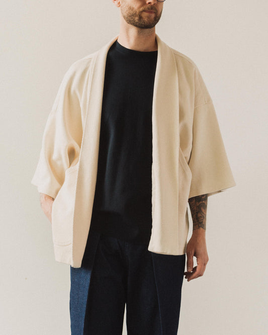 Kapital Baja Samu Unisex Cardigan, Natural