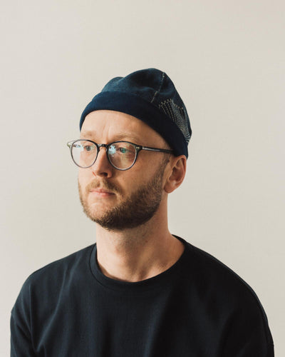 Kapital Jersey Knit Cap, Furoshiki Indigo