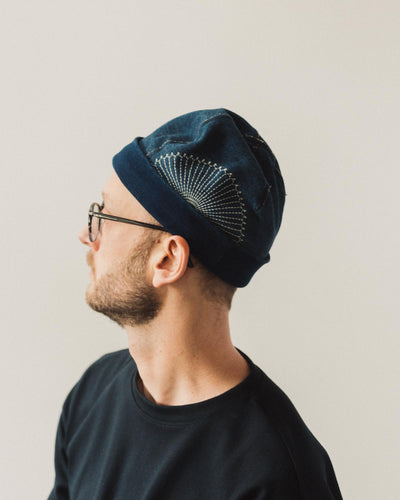 Kapital Jersey Knit Cap, Furoshiki Indigo