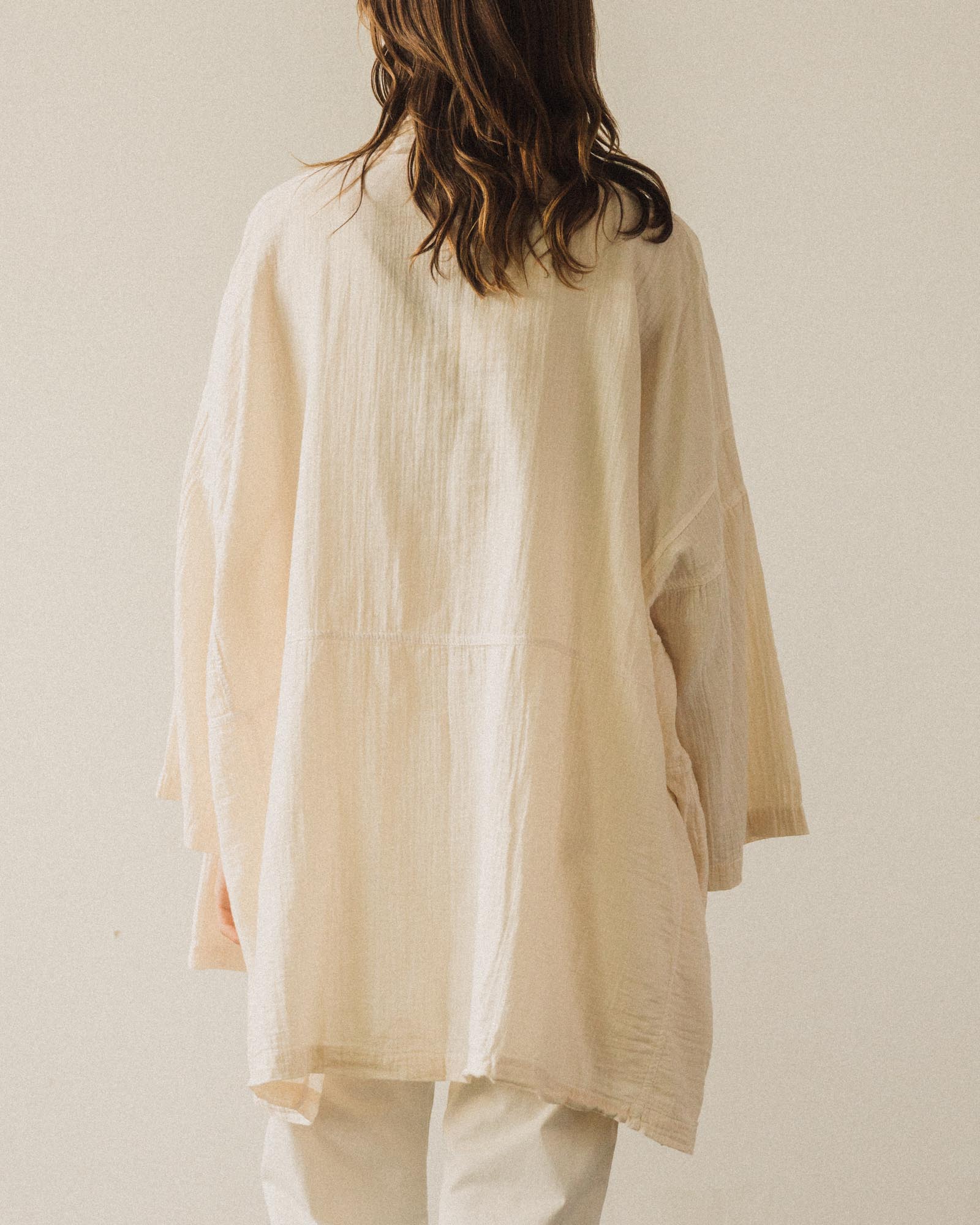 Atelier Delphine Haori Gauze Coat, Kinari – Glasswing