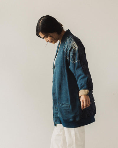 Kapital Bivouac Cardigan, Furoshiki Indigo