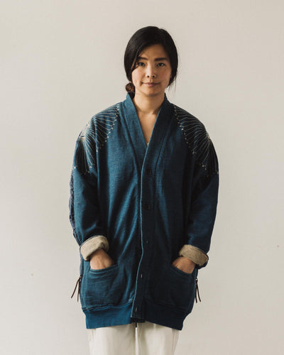 Kapital Bivouac Cardigan, Furoshiki Indigo