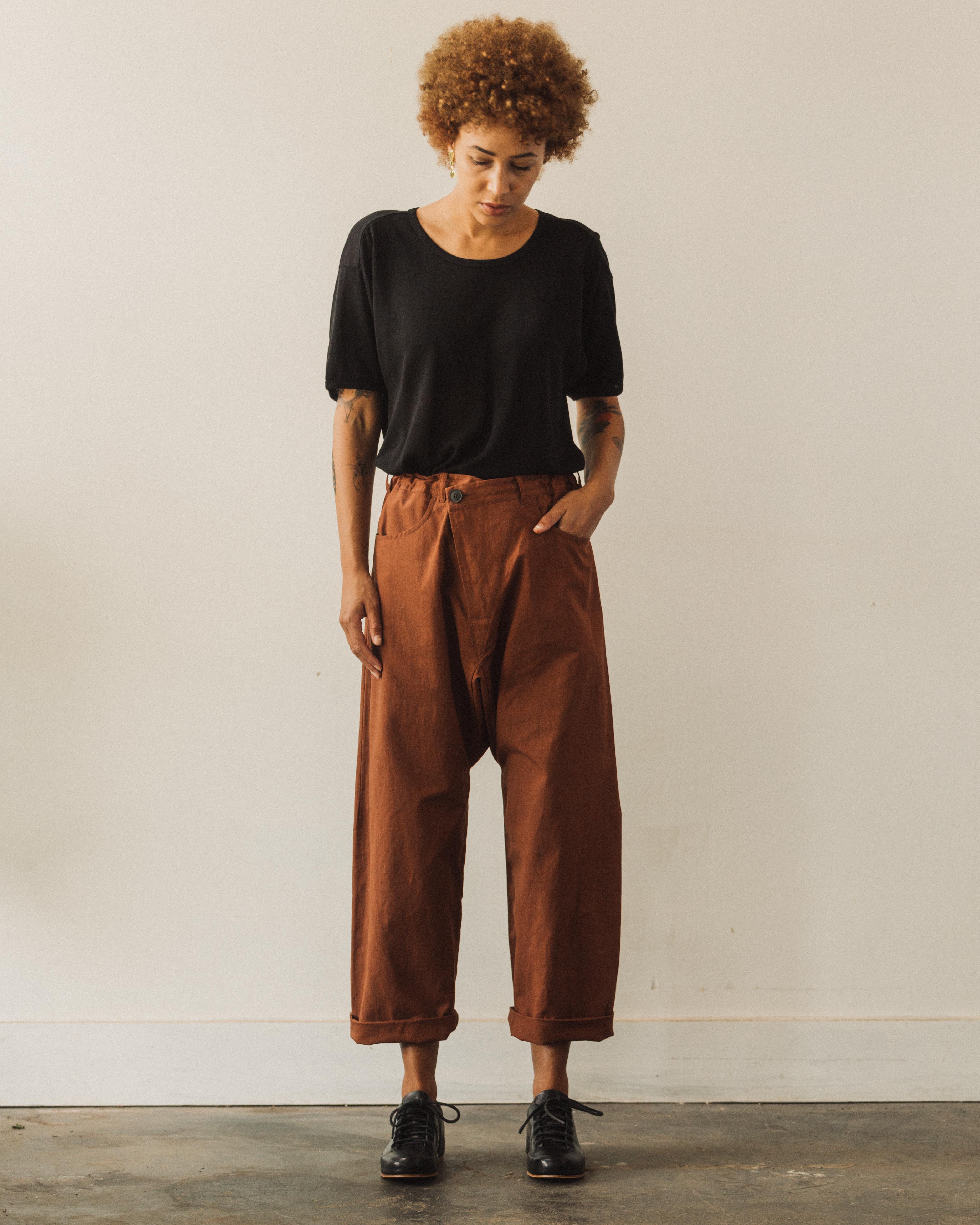 Jan-Jan Van Essche Trouser #53, Rust Twill – Glasswing