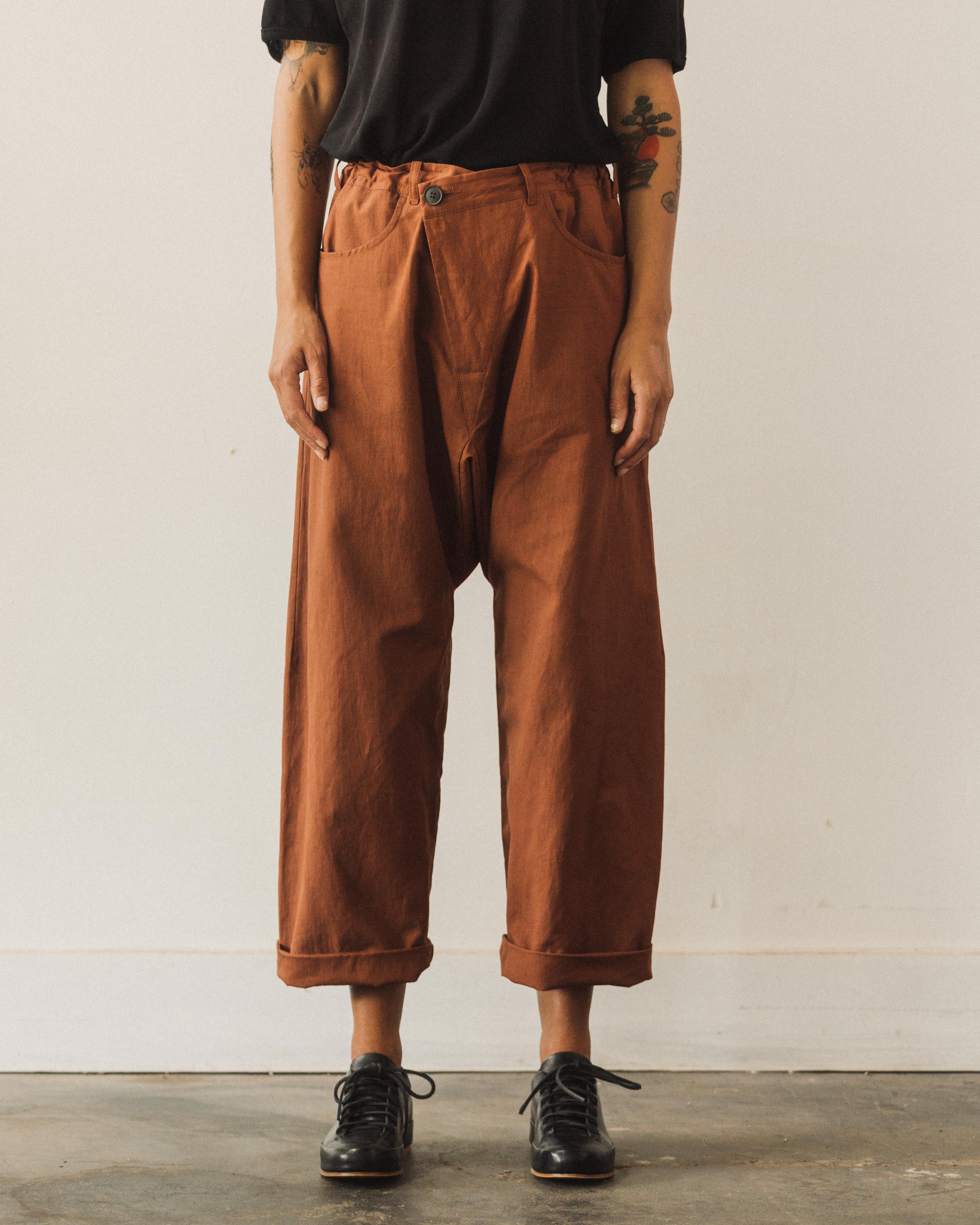 Jan-Jan Van Essche Trouser #53, Rust Twill | Glasswing