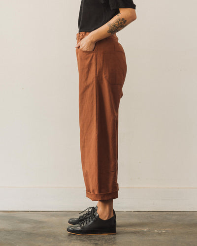 Jan-Jan Van Essche Trouser #53, Rust Twill