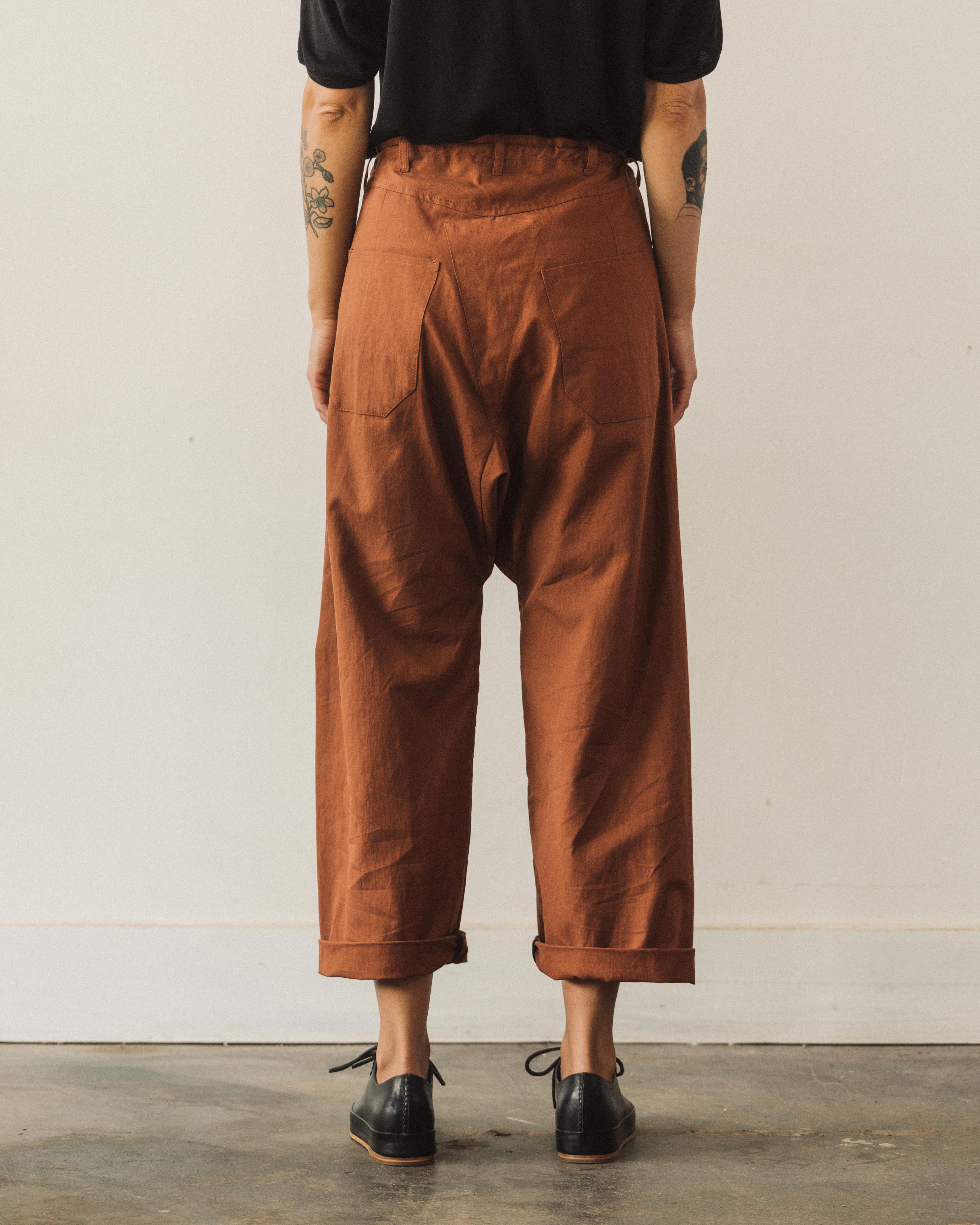 Jan-Jan Van Essche Trouser #53, Rust Twill – Glasswing