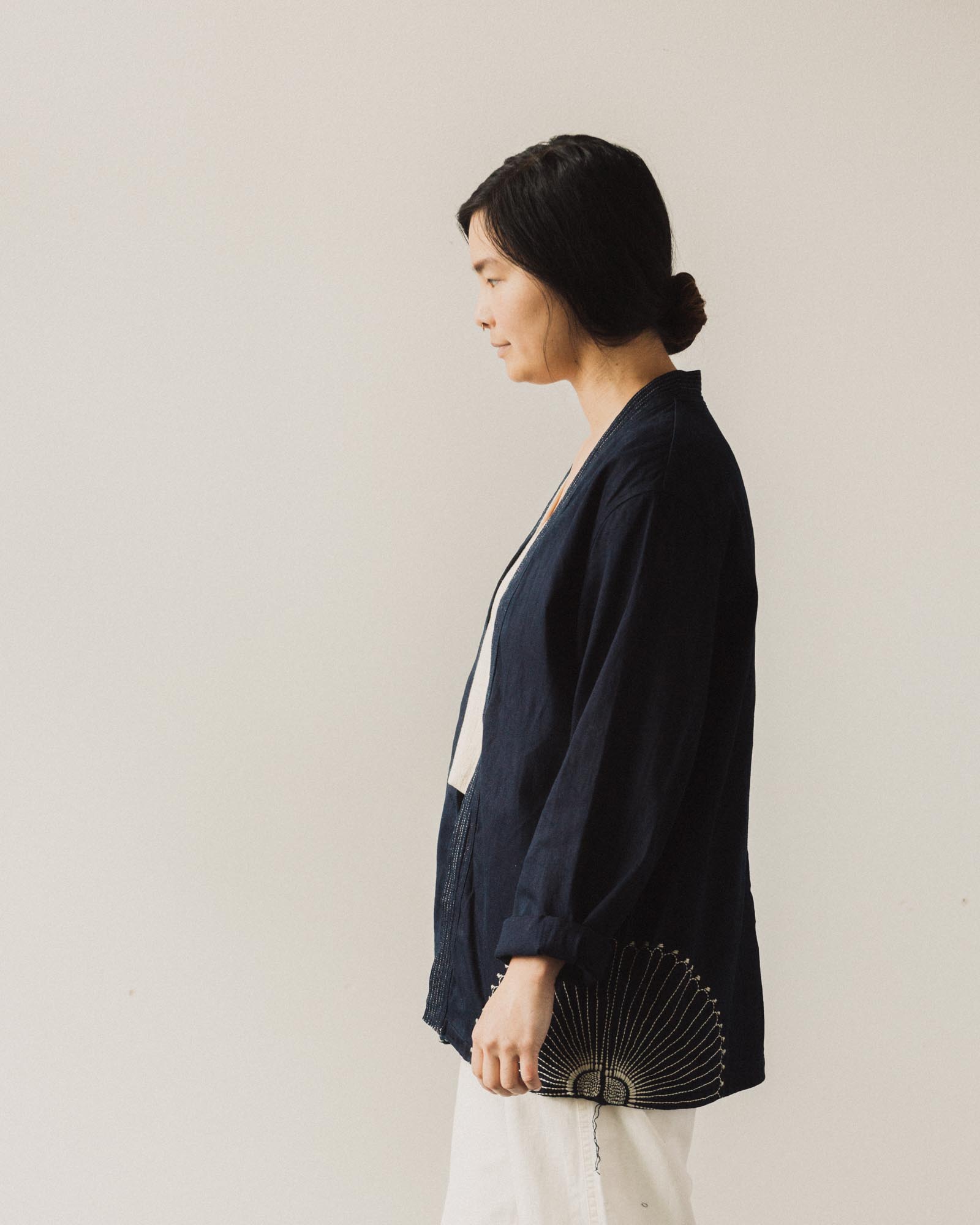 Kapital 8oz Denim Kakashi Shirt, Furoshiki Indigo – Glasswing
