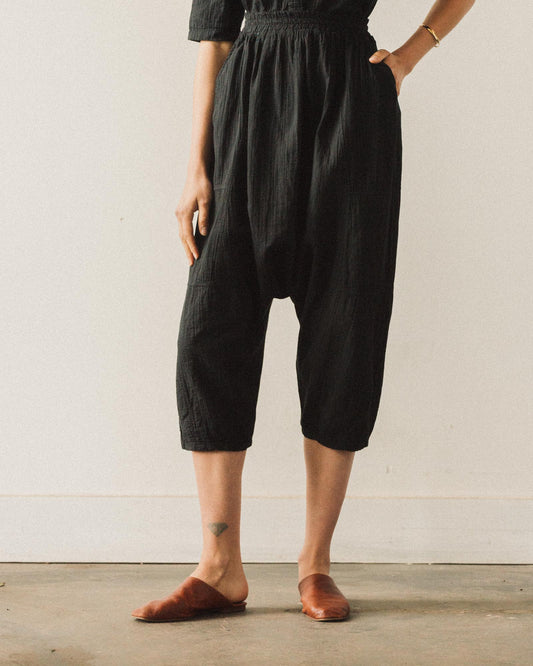 Atelier Delphine Kiko Gauze Pant, Black