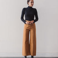 Micaela Greg Rib Turtleneck, Melange Black