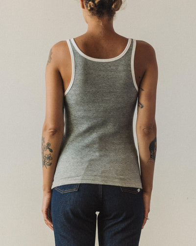 W'menswear Reversible Tektite Tank, Light Grey