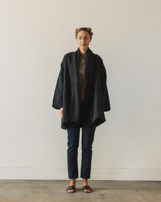 Atelier Delphine Haori Coat, Black