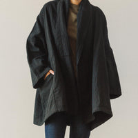 Atelier Delphine Haori Coat, Black