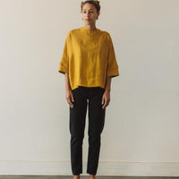 7115 Relaxed Square Top, Canary