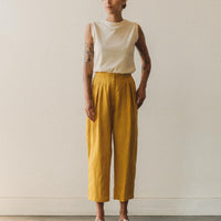 7115 Linen Trouser, Canary