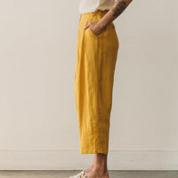 7115 Linen Trouser, Canary