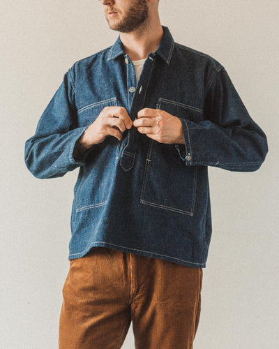 orSlow PW Pullover Shirt, One Wash