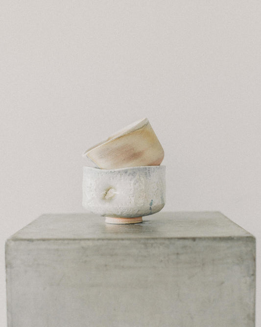 Natasha Alphonse Woodfired Sippers, Raw Porcelain