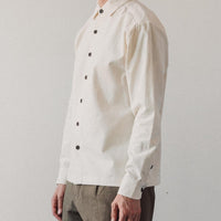 Evan Kinori Flat Hem Shirt, Natural