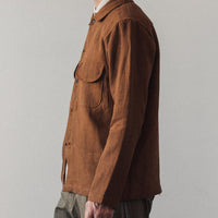 Evan Kinori Field Shirt, Rust