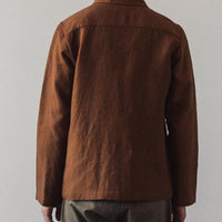 Evan Kinori Field Shirt, Rust