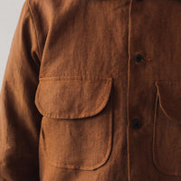 Evan Kinori Field Shirt, Rust