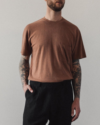 Evan Kinori Pocket Tee, Ochre