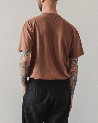 Evan Kinori Pocket Tee, Ochre