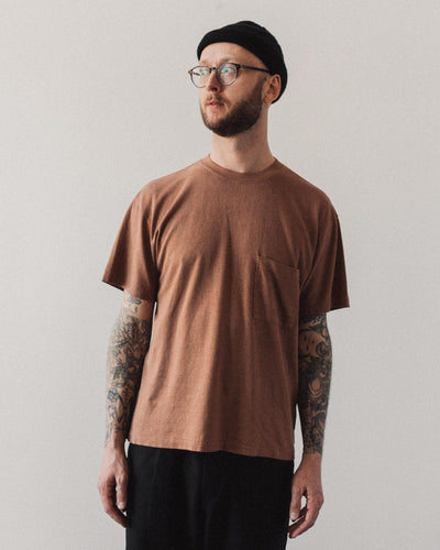 Evan Kinori Pocket Tee, Ochre