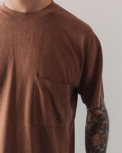 Evan Kinori Pocket Tee, Ochre