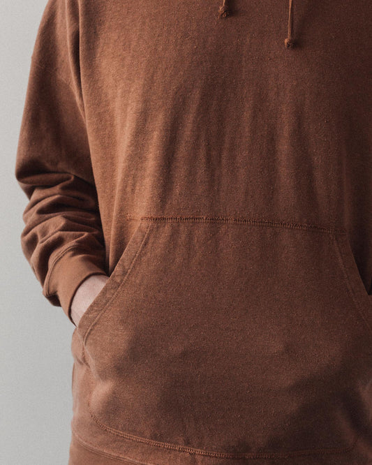 Evan Kinori Hooded Sweatshirt, Ochre