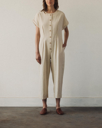 Micaela Greg Lee Jumpsuit, Cream