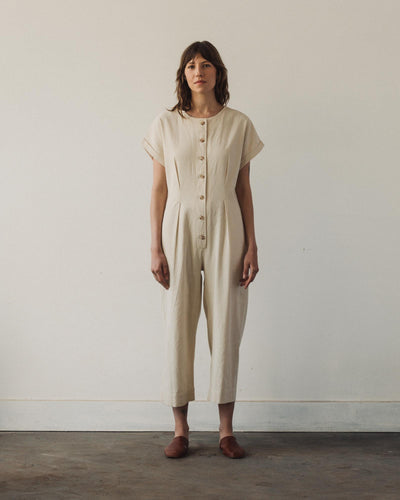 Micaela Greg Lee Jumpsuit, Cream