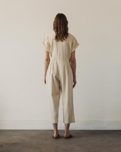 Micaela Greg Lee Jumpsuit, Cream