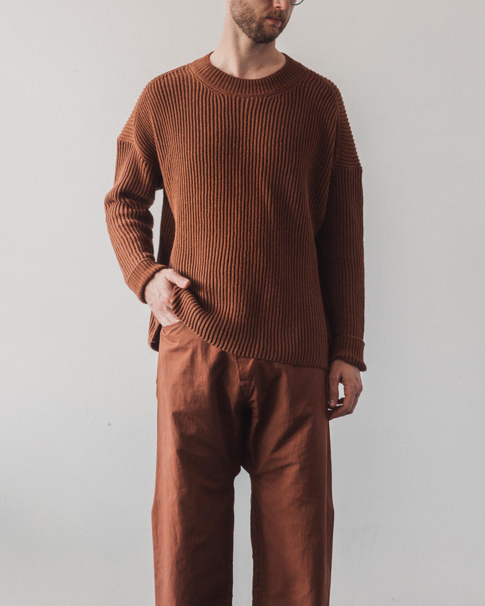 Jan-Jan Van Essche Knit #48, Rust Linen | Glasswing