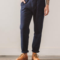 Universal Works Track Trouser, Herringbone Denim