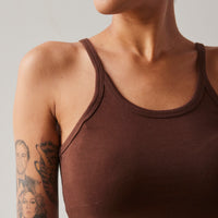 ARQ Crop Tank, Cocoa